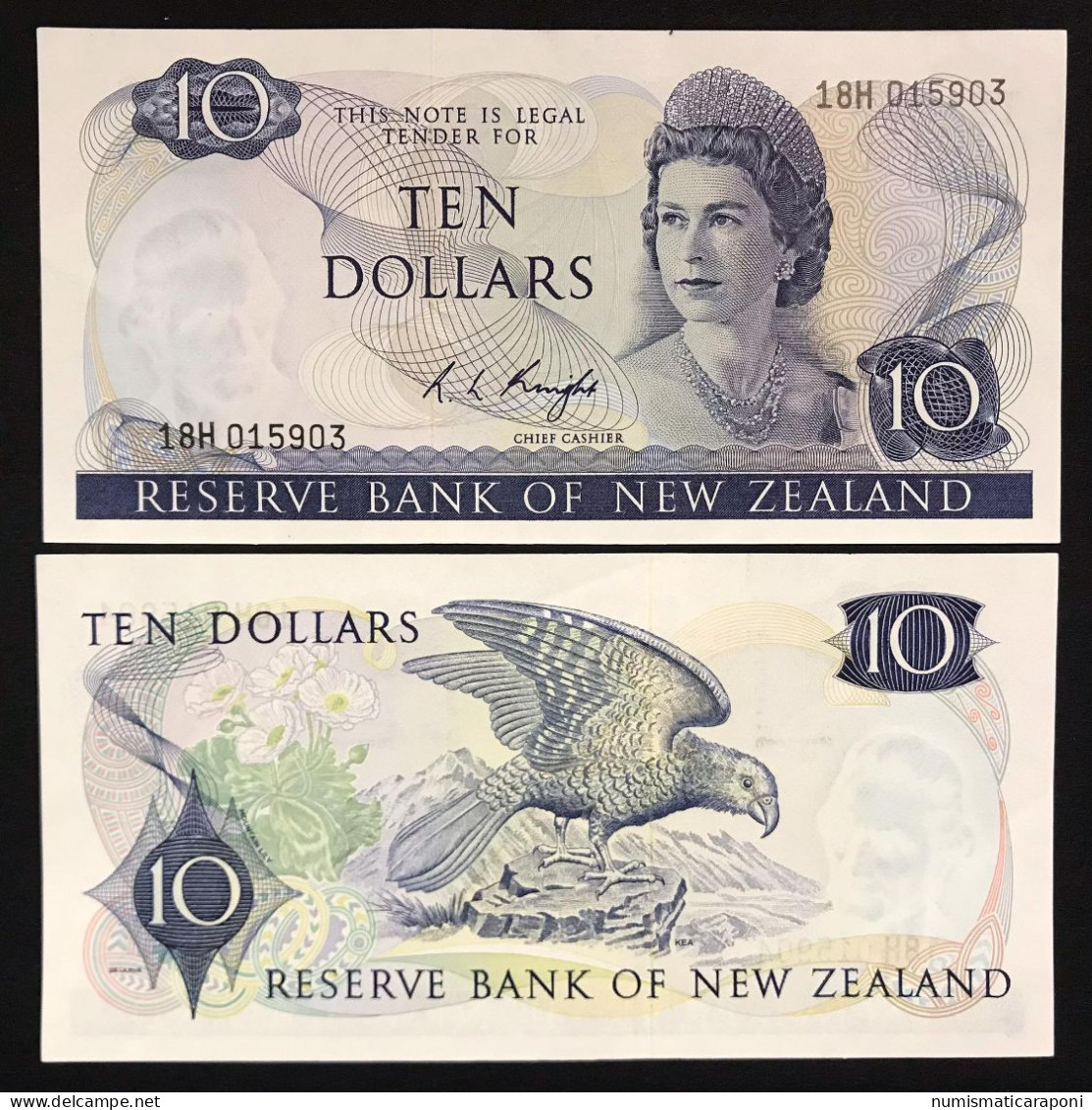 New Zealand 10 Dollars Km#166c 1975/77  Sup/a.unc LOTTO 4868 - New Zealand