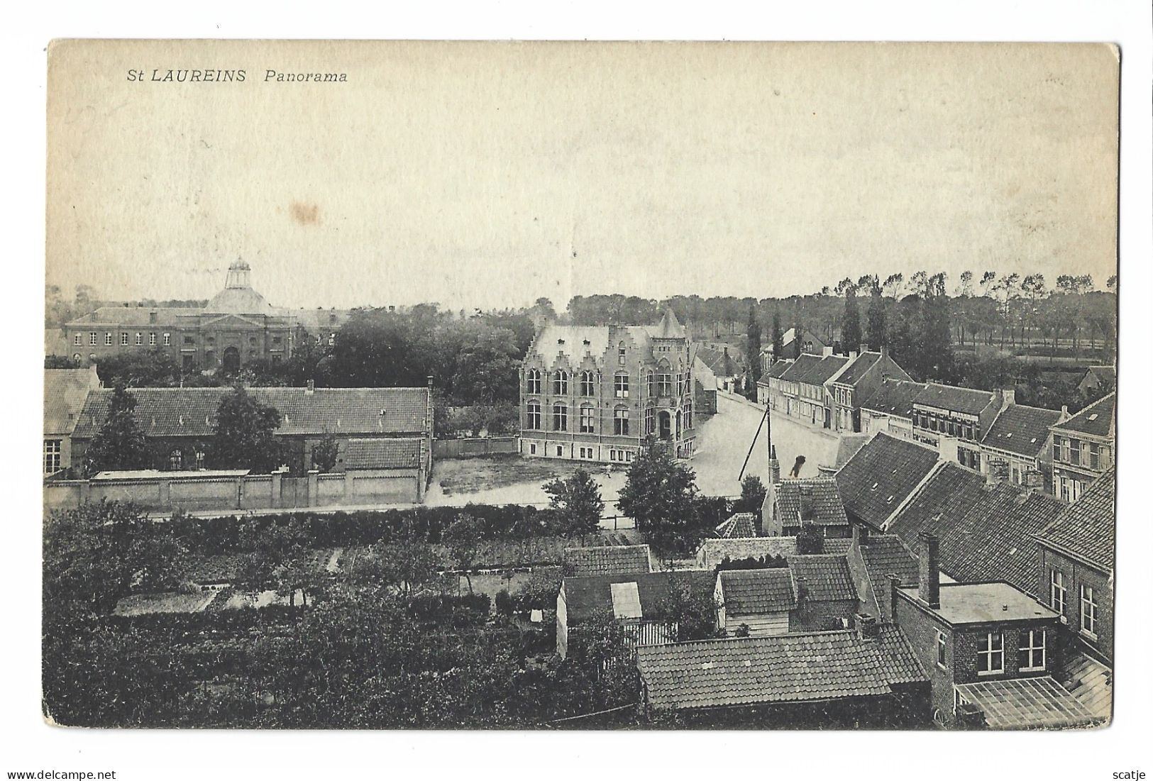 St Laureins    -    Panorama.   -   1920    Naar   Gand - Sint-Laureins