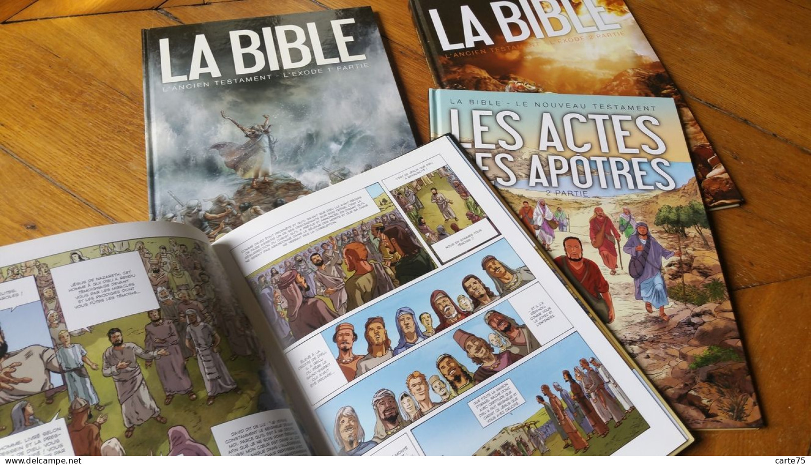 La Bible L'Exode 1 Et 2, Le Nouveau Testament, Les Actes Des Apôtres 1 Et 2 - Wholesale, Bulk Lots