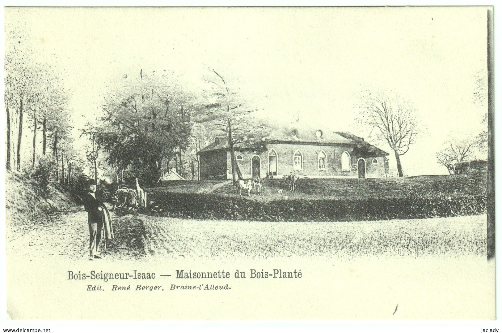 Bois-Seigneur-Issac -- Maisonnette Du Bois - Planté. (2 Scans) - Eigenbrakel