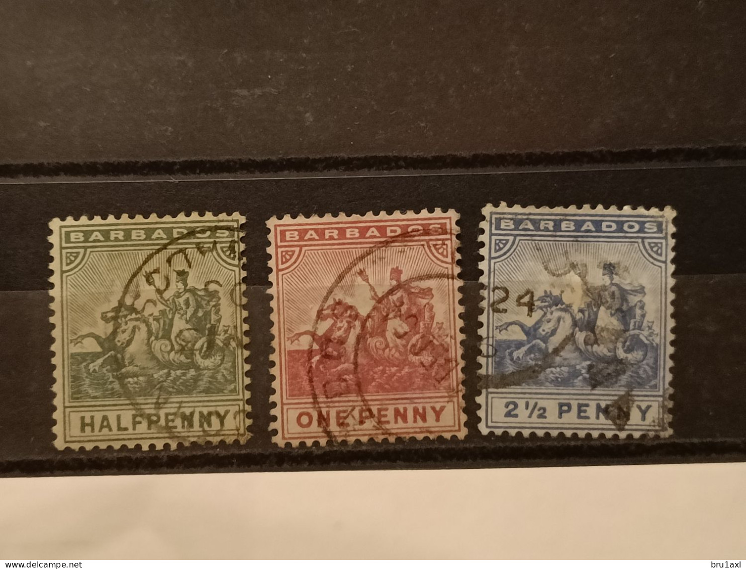 Barbados 1892 Yv 50, 51 & 53 (412) - Barbados (...-1966)