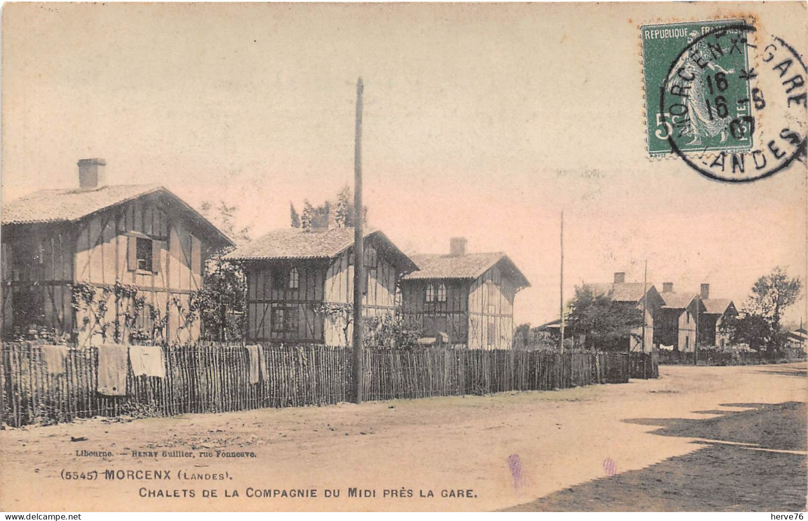 MORCENX - Chalets De La Compagnie Du Midi Près La Gare - Morcenx