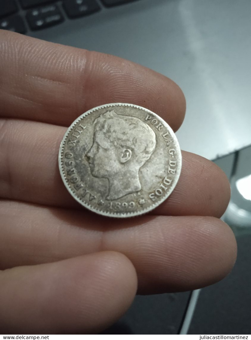 Moneda 1 Peseta Alfonso XIII De 1899, 1900 Y 1903 - Zu Identifizieren