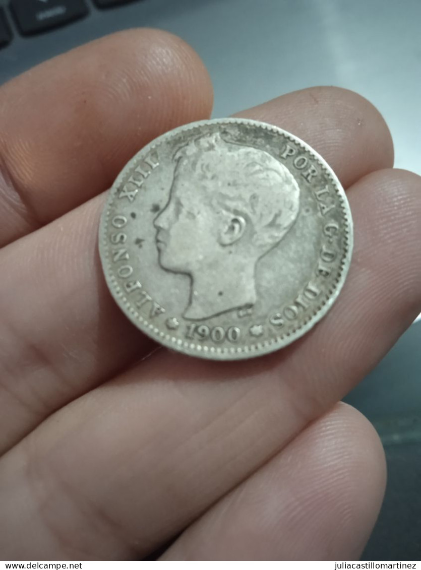 Moneda 1 Peseta Alfonso XIII De 1899, 1900 Y 1903 - Da Identificare