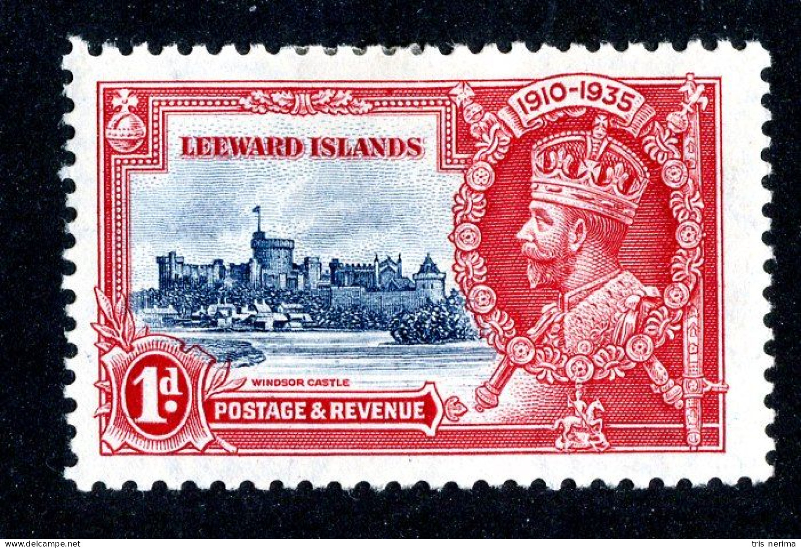 816 BCXX 1935 Leeward Scott #97 MLH* (offers Welcome) - Leeward  Islands