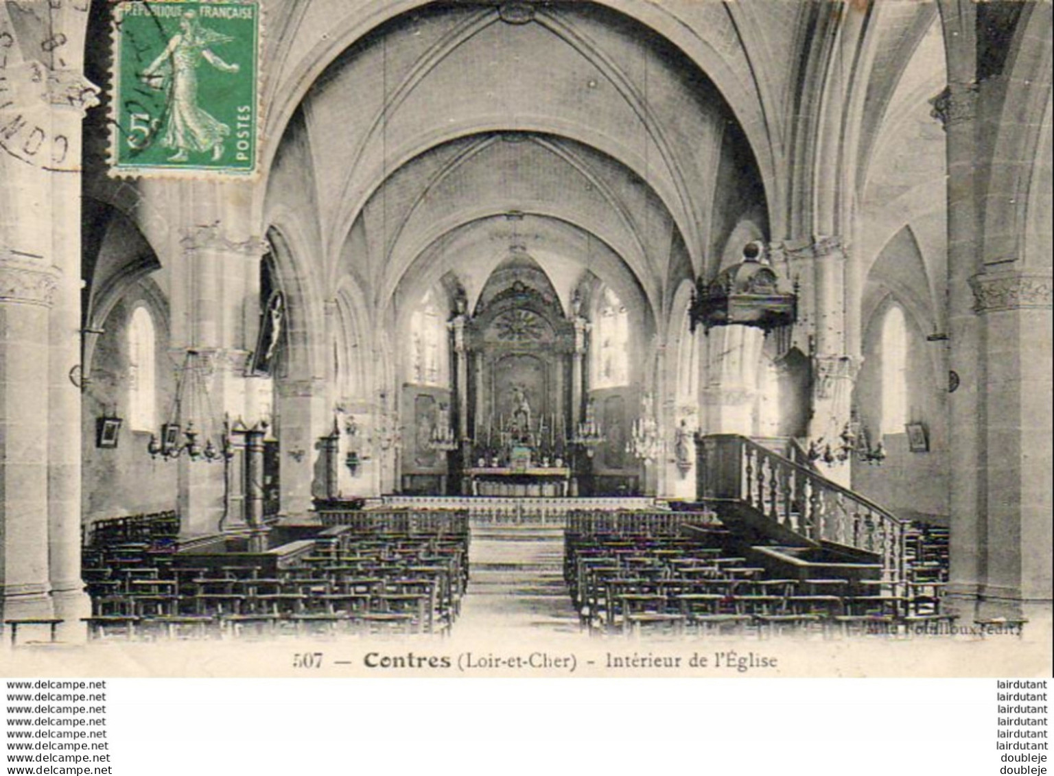 D41  CONTRES  Intérieur De L' Eglise   ..... - Contres