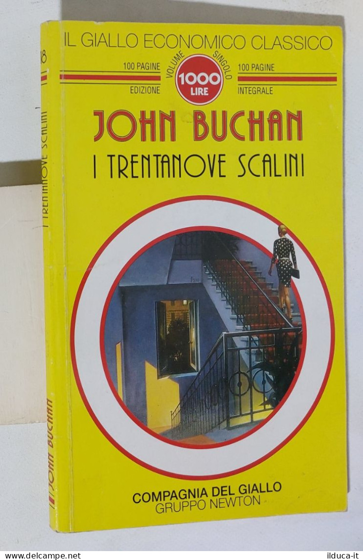 58696 Giallo Economico Mondadori N - J. Bucham - I Trentanove Scalini - Politieromans En Thrillers