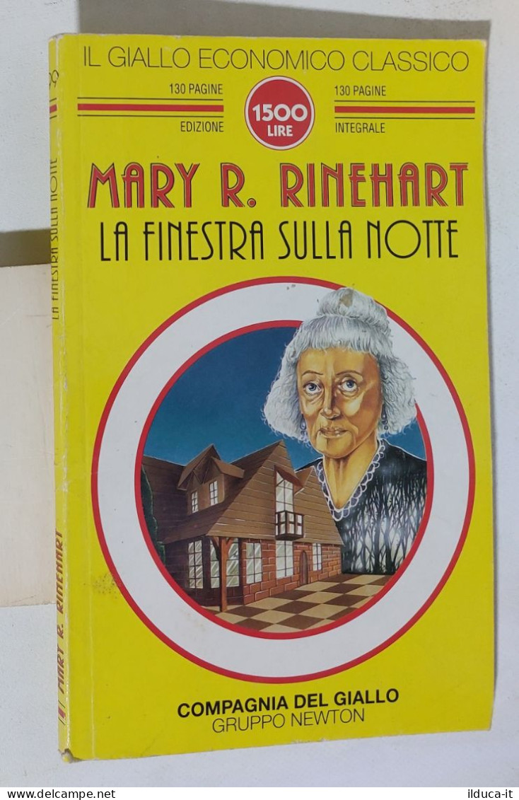 58697 Giallo Economico Mondadori N - M. Rinehart - La Finestra Sulla Notte - Politieromans En Thrillers