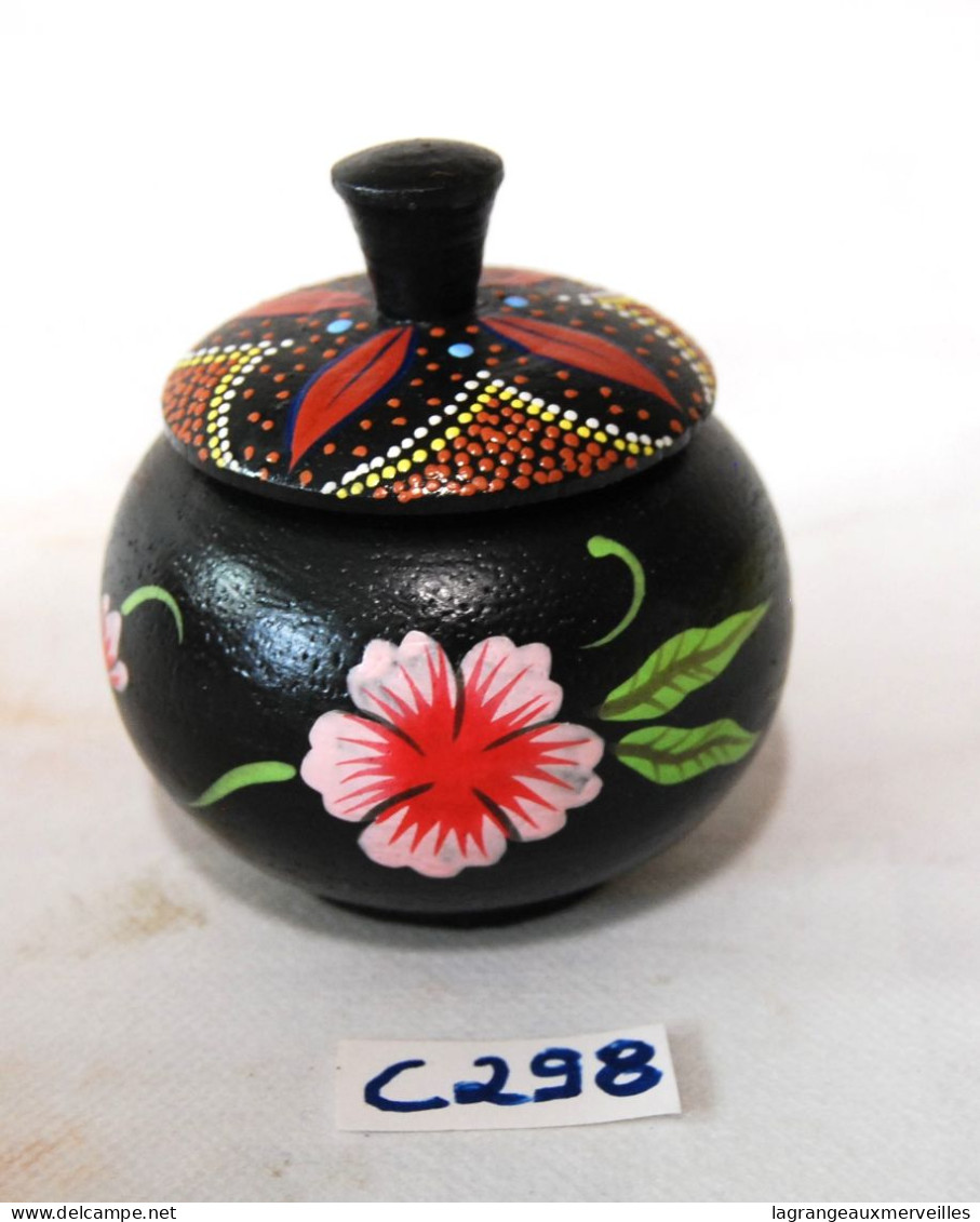 C298 Ancienne Bonbonnière - Décor Floral - Style Oriental - Muebles