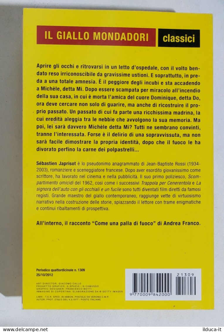 58716 Giallo Mondadori Classici N 1309 - Japrisot Trappola Per Cenerentola 2012 - Policíacos Y Suspenso