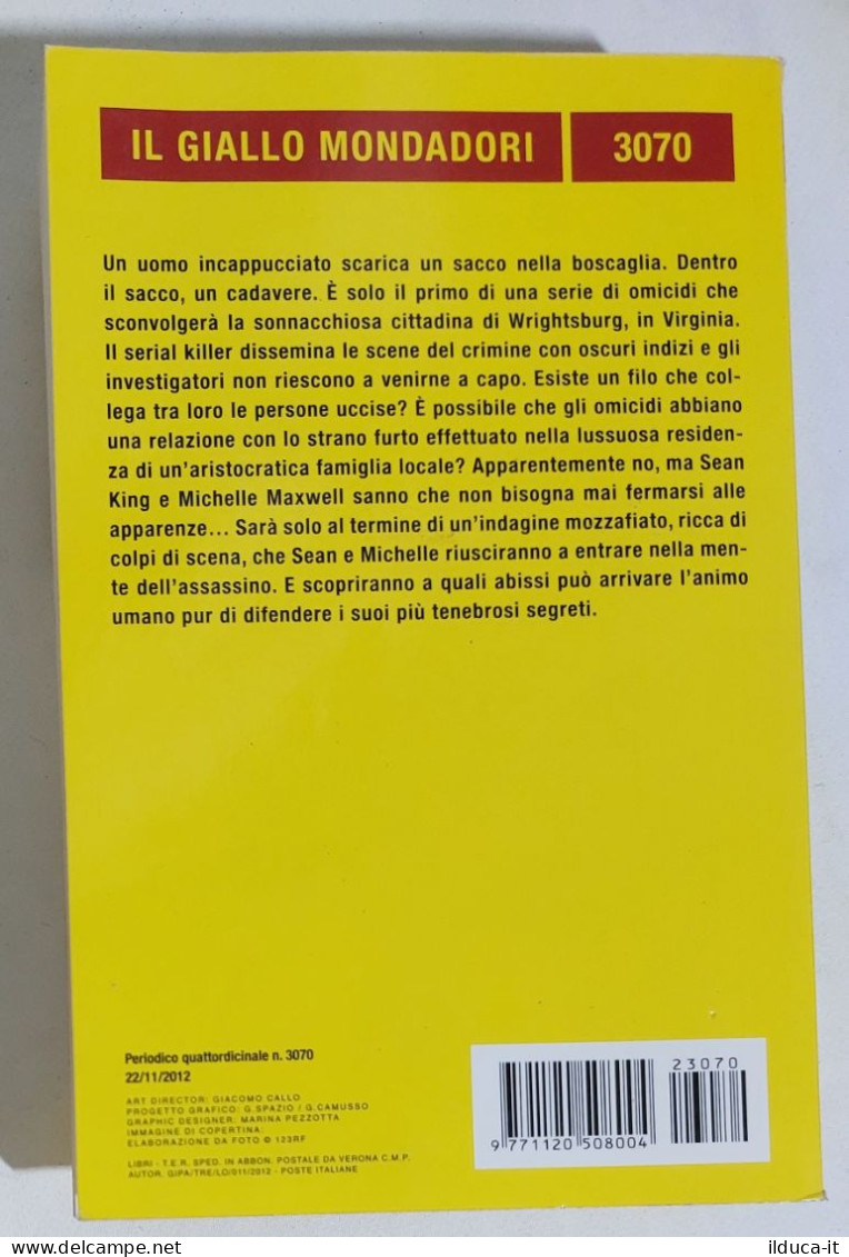 58726 Giallo Mondadori N 3070 - David Baldacci - Il Gioco Di Zodiac - 2012 - Policiers Et Thrillers