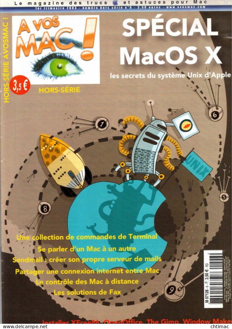 A Vos Mac! Hors Série N°6 - Spécial MacOS X - 1ier Trimestre 2003 - Computers