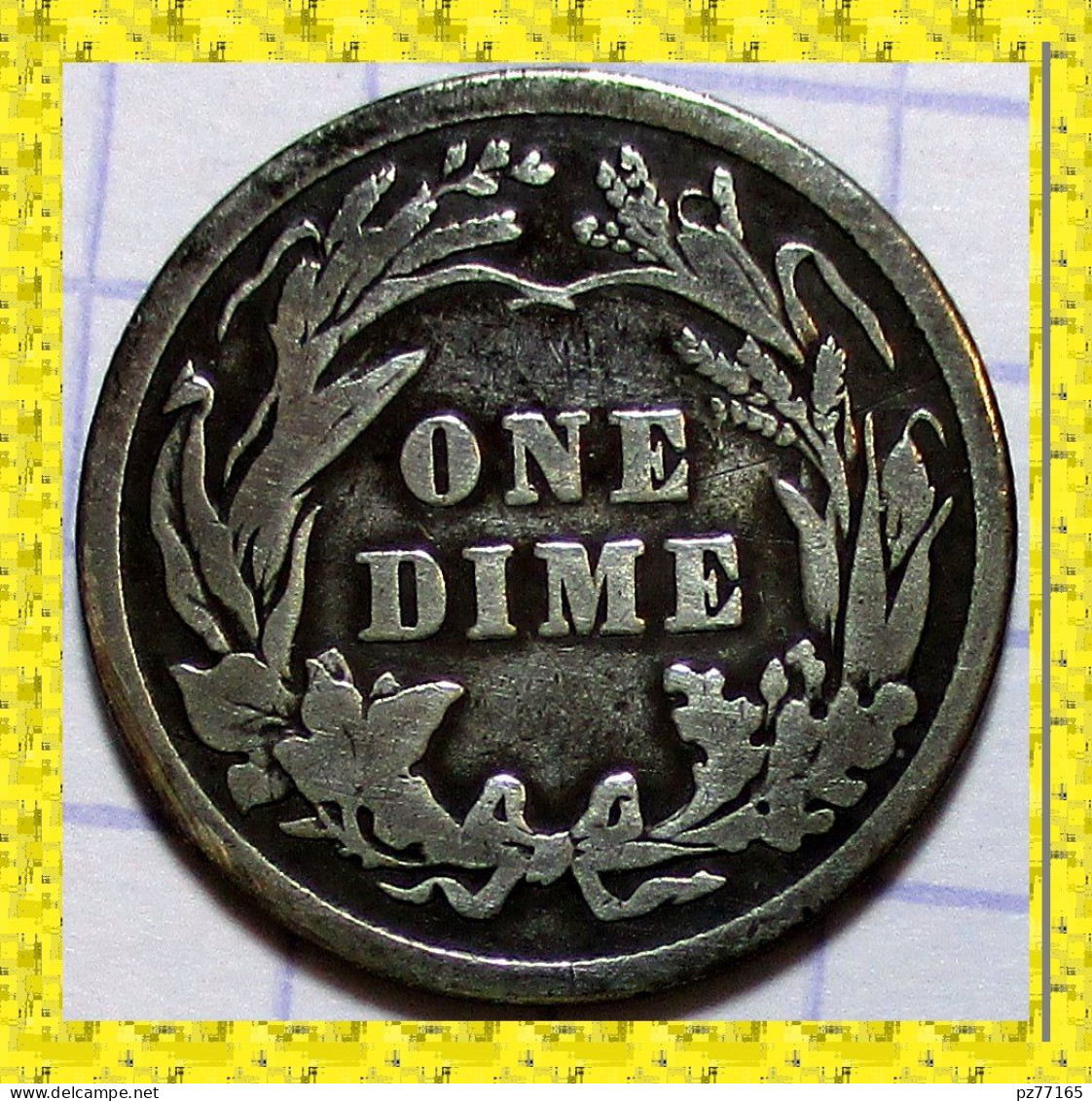 USA. ETATS UNIS.  DIME.  1906.  TB. .  2 Photos. Argent  Silver - 1892-1916: Barber