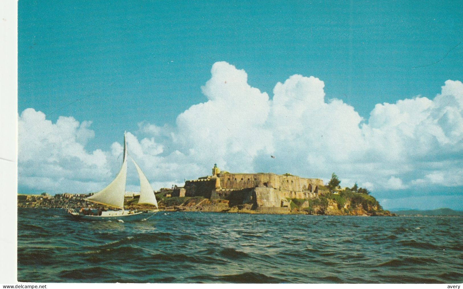 Greetings From Puerto Rico  Marro Castle, One Of The Oldest Spanish Fortresses In The New World El Castillo Del Morro - Puerto Rico