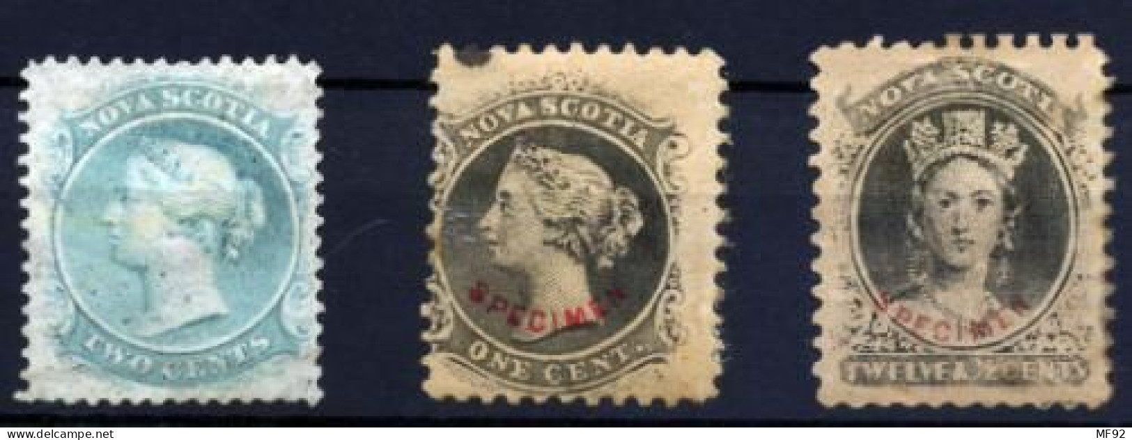 Nueva Escocia Nº 5/6 Y 10. Año 1860 - Used Stamps