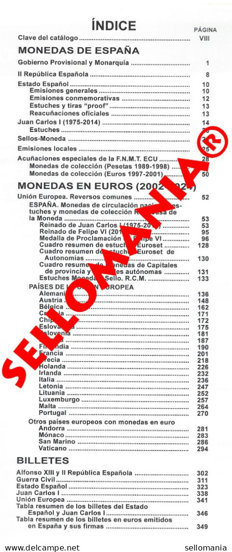 CATALOGO EDIFIL 2024 MONEDAS Y BILLETES DE ESPAÑA Y UNION EUROPEA NUEVO TC24274 - Books & Software