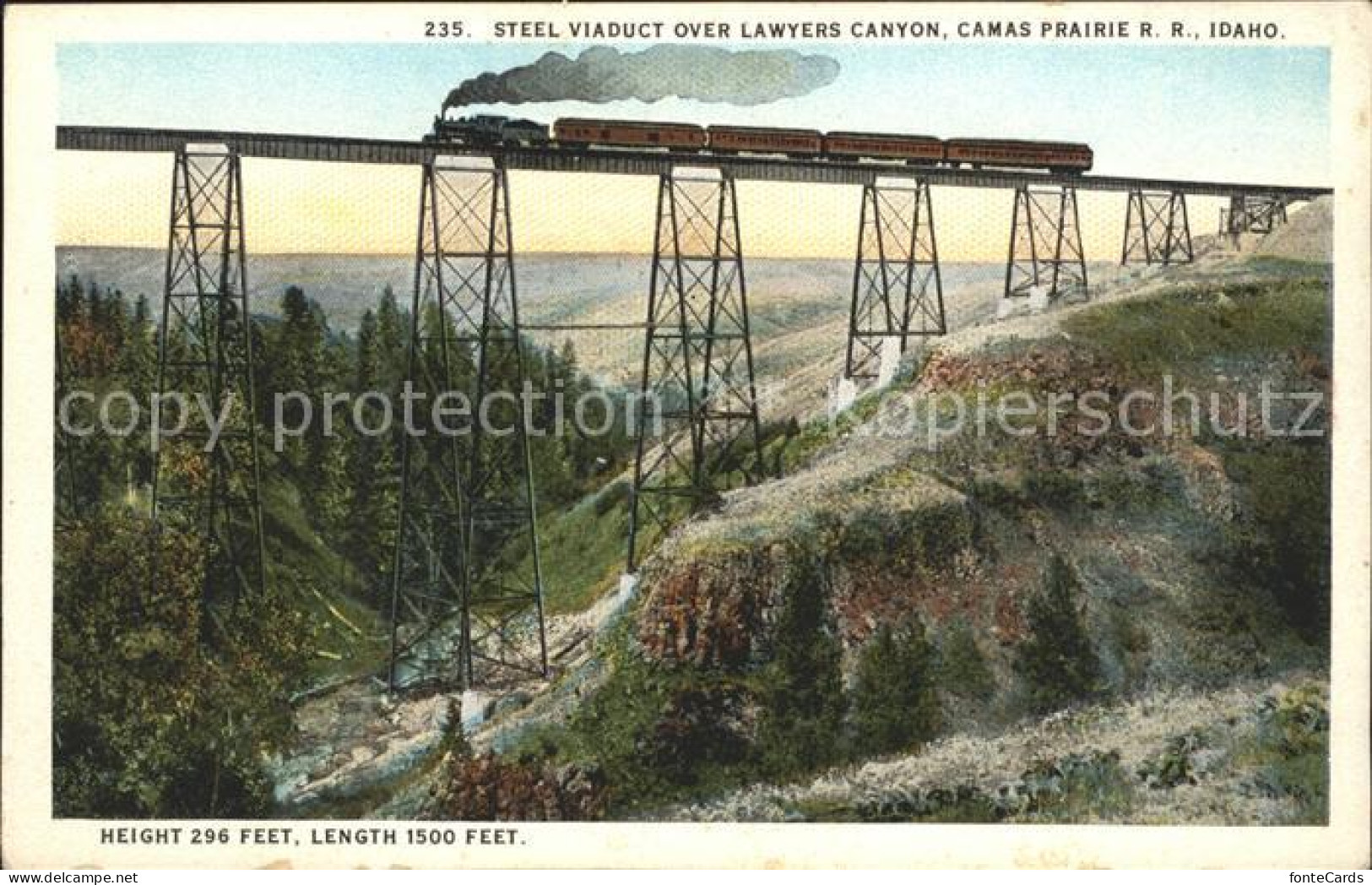 11806807 Idaho_City Steel Viaduct Over Lawyers Canyon Camas Praire R. - Sonstige & Ohne Zuordnung