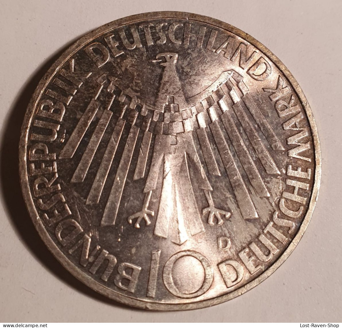 10 Deutsche Mark - 1972 - 10 Mark