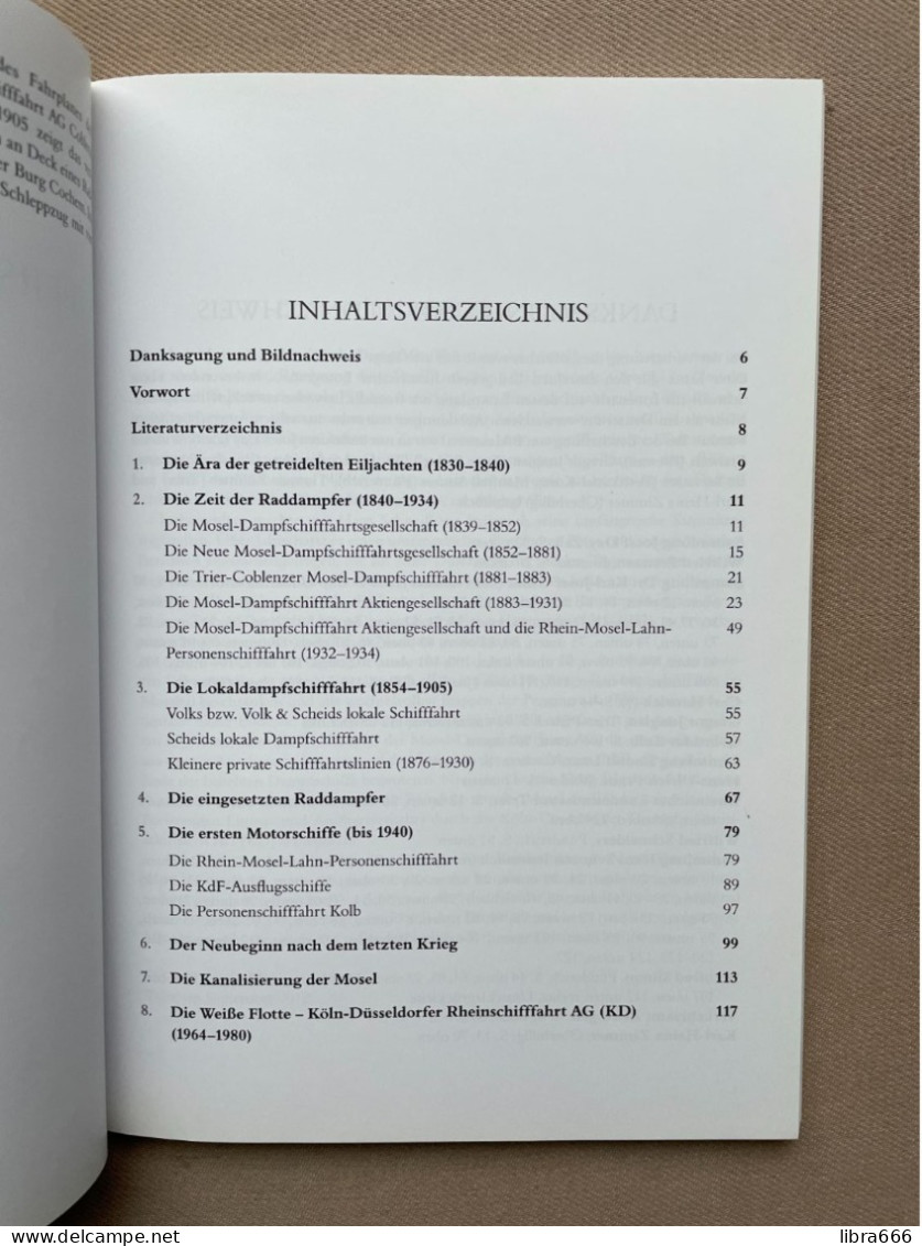 PERSONENSCHIFFFAHRT IM MOSELTAL 1830-1980 - Karl-Josef Gilles 2012 - 128 Pp. - 23,5 X 16,5 Cm. - Sutton Verlag GmbH - Verkehr