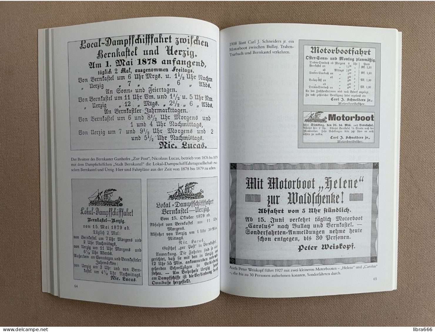 PERSONENSCHIFFFAHRT IM MOSELTAL 1830-1980 - Karl-Josef Gilles 2012 - 128 pp. - 23,5 x 16,5 cm. - Sutton Verlag GmbH