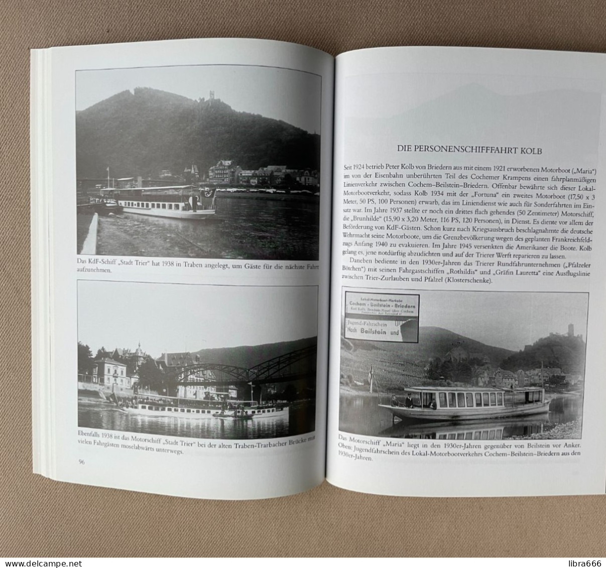 PERSONENSCHIFFFAHRT IM MOSELTAL 1830-1980 - Karl-Josef Gilles 2012 - 128 pp. - 23,5 x 16,5 cm. - Sutton Verlag GmbH