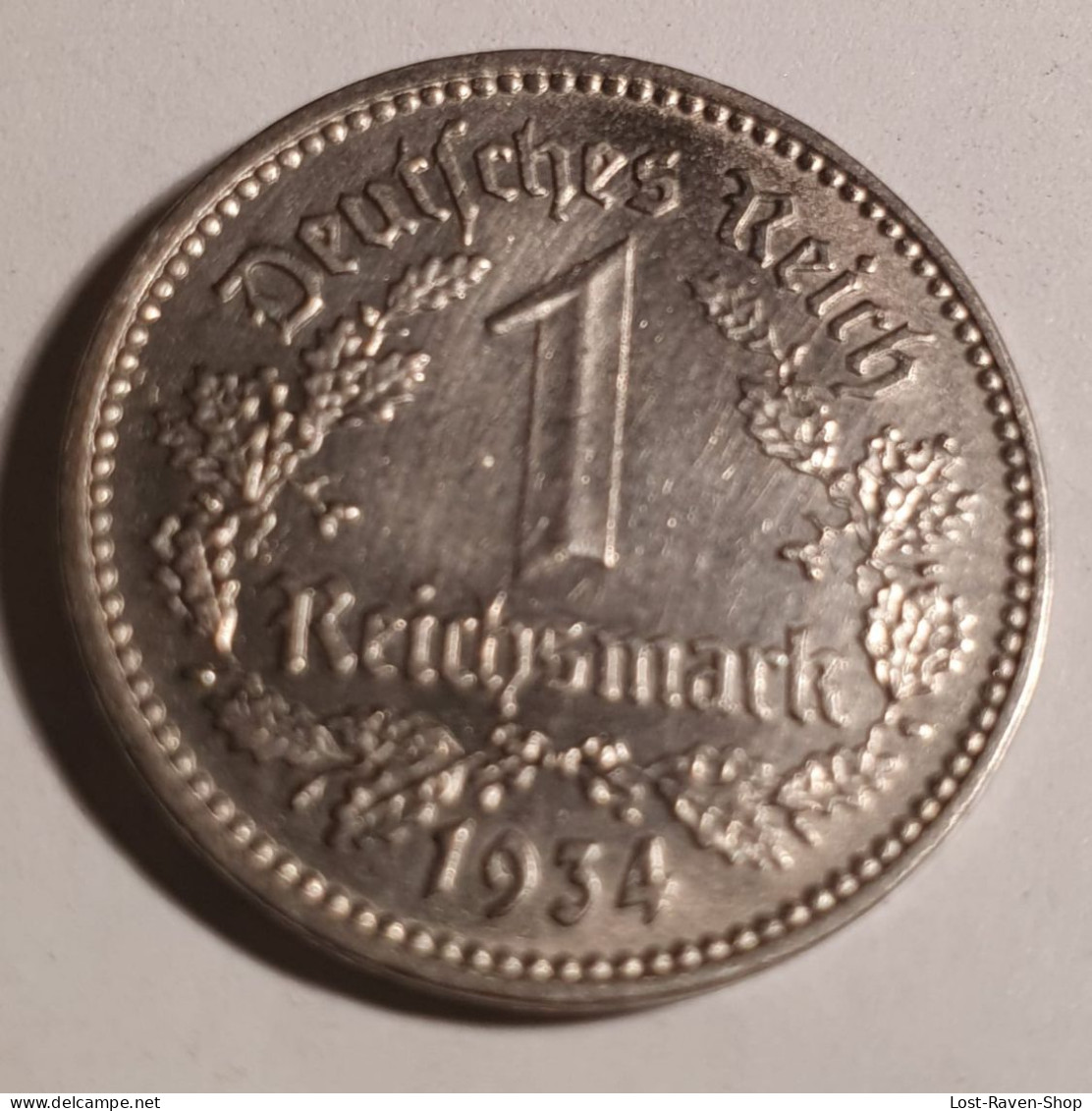 1 Reichsmark - 1934 D - 1 Reichsmark