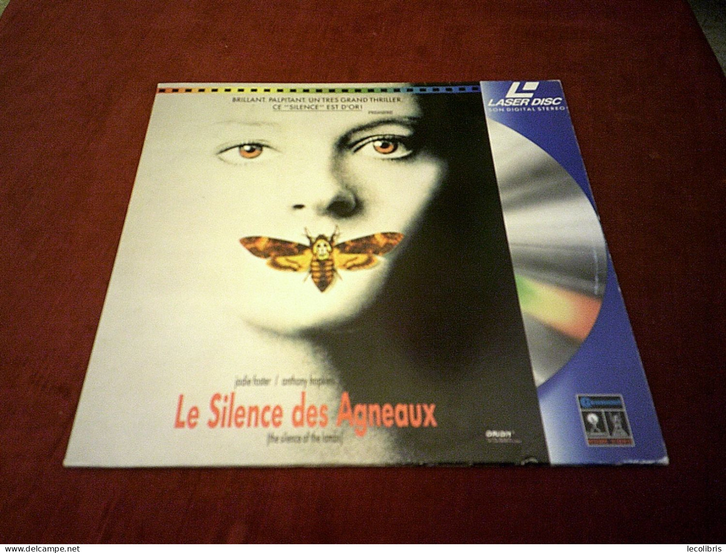 LE SILENCE DES AGNEAUX    AVEC JODIE FOSTER ET ANTHONY  HOPPKINS °°°°°    °   LASERDISC    ° - Autres Formats