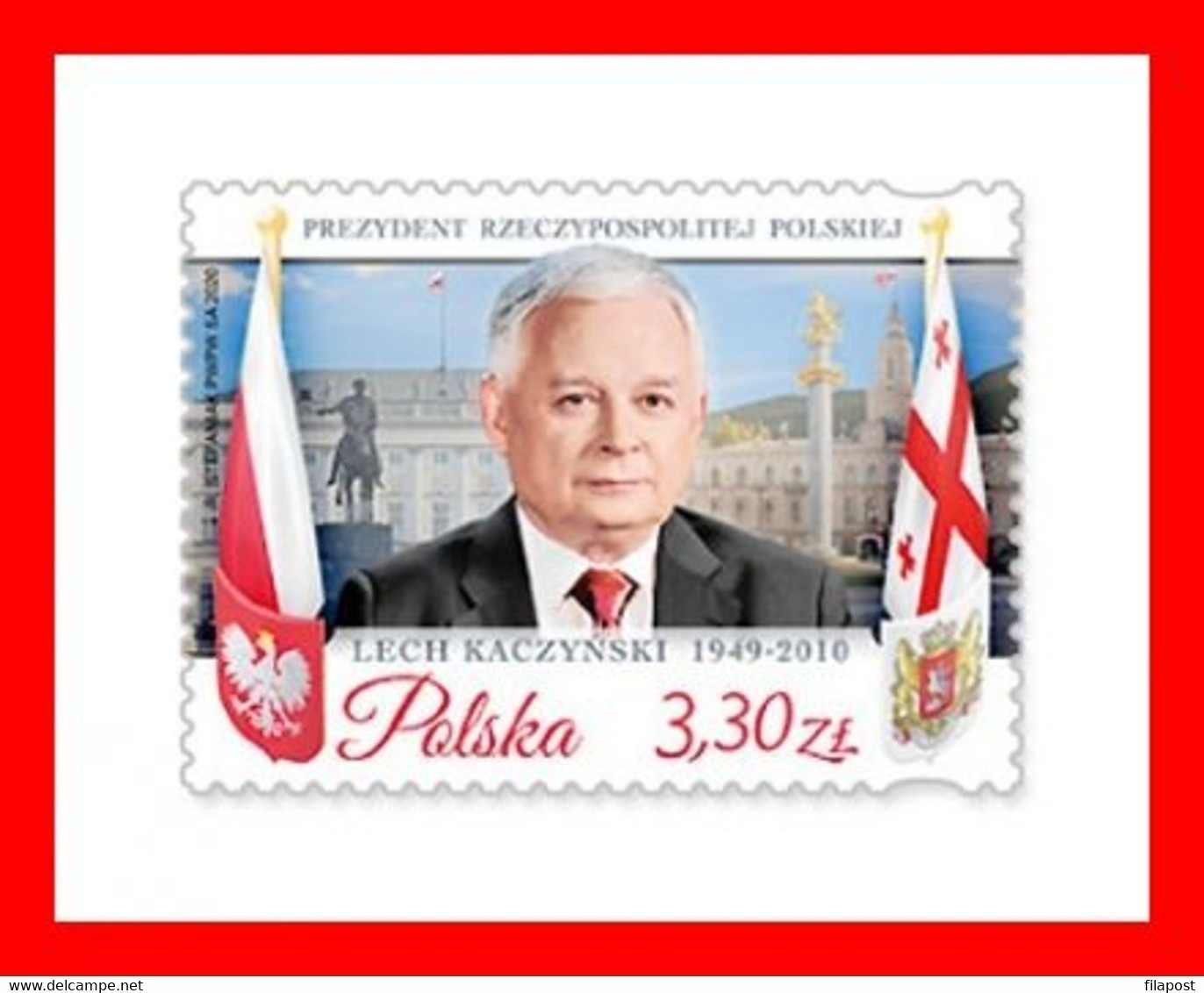 2020 Poland  Lech Kaczyński President Of Poland Pro Memoria Politican MNH  ** - Nuevos