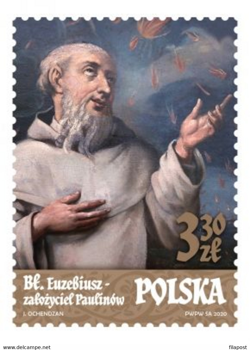 2020 Poland ​​​​​​​Blessed Eusebius Of Esztergom, Hungarian Canon, Hermit, Order Of Saint Paul MNH** - Nuevos