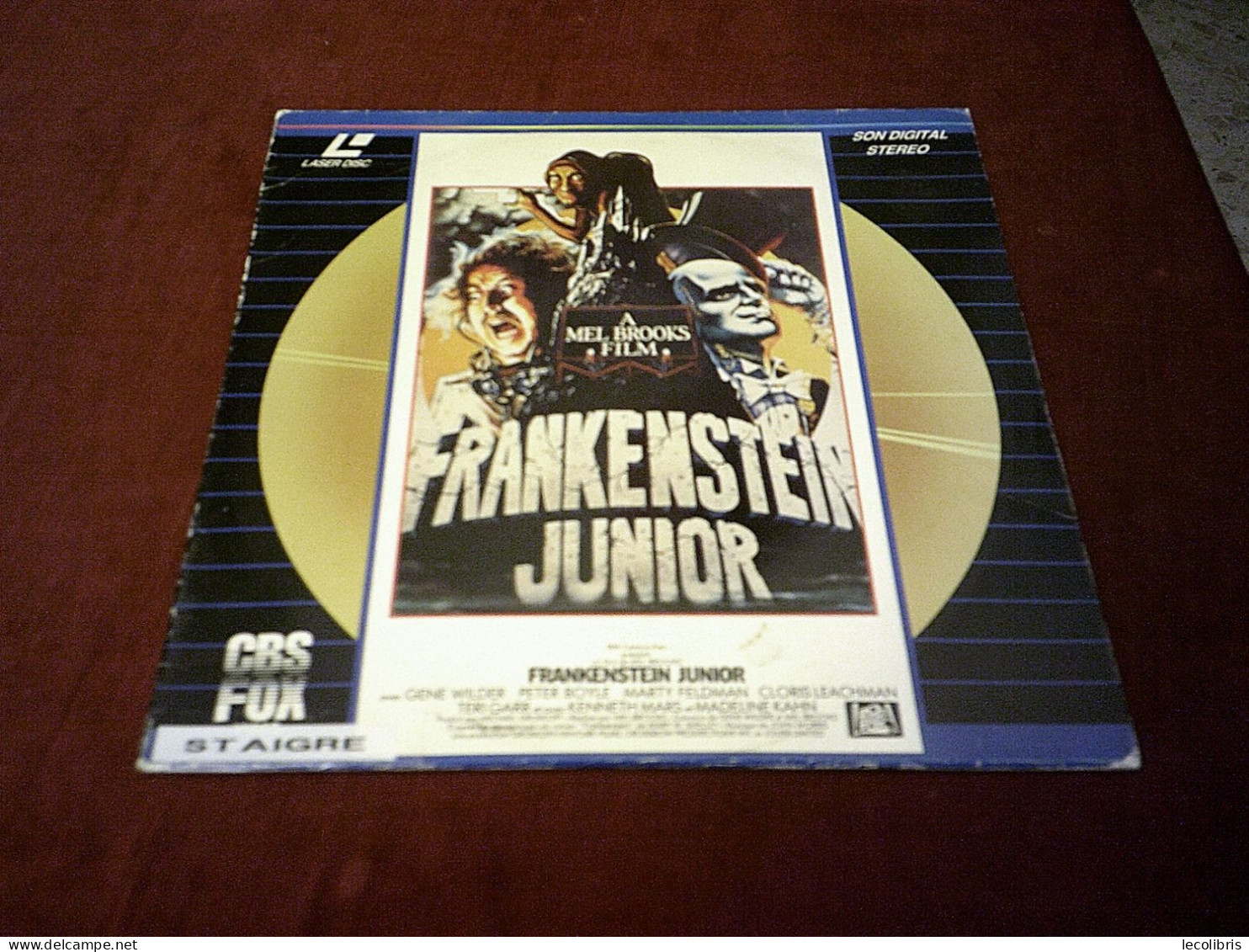 FRANKENSTEIN JUNIOR  FILM DE MEL BROOKS   °°°°°    °   LASERDISC    ° - Autres Formats