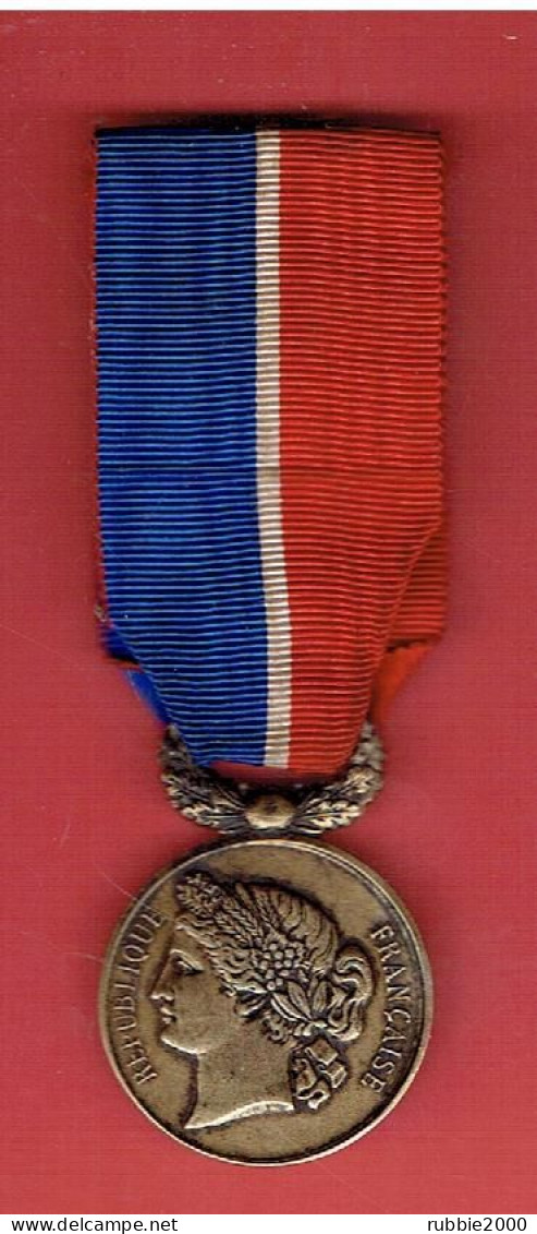 MEDAILLE VERS 1900 UNION DEPARTEMENTALE DES SAPEURS POMPIERS EURE ET LOIR REPUBLIQUE FRANCAISE - Brandweer