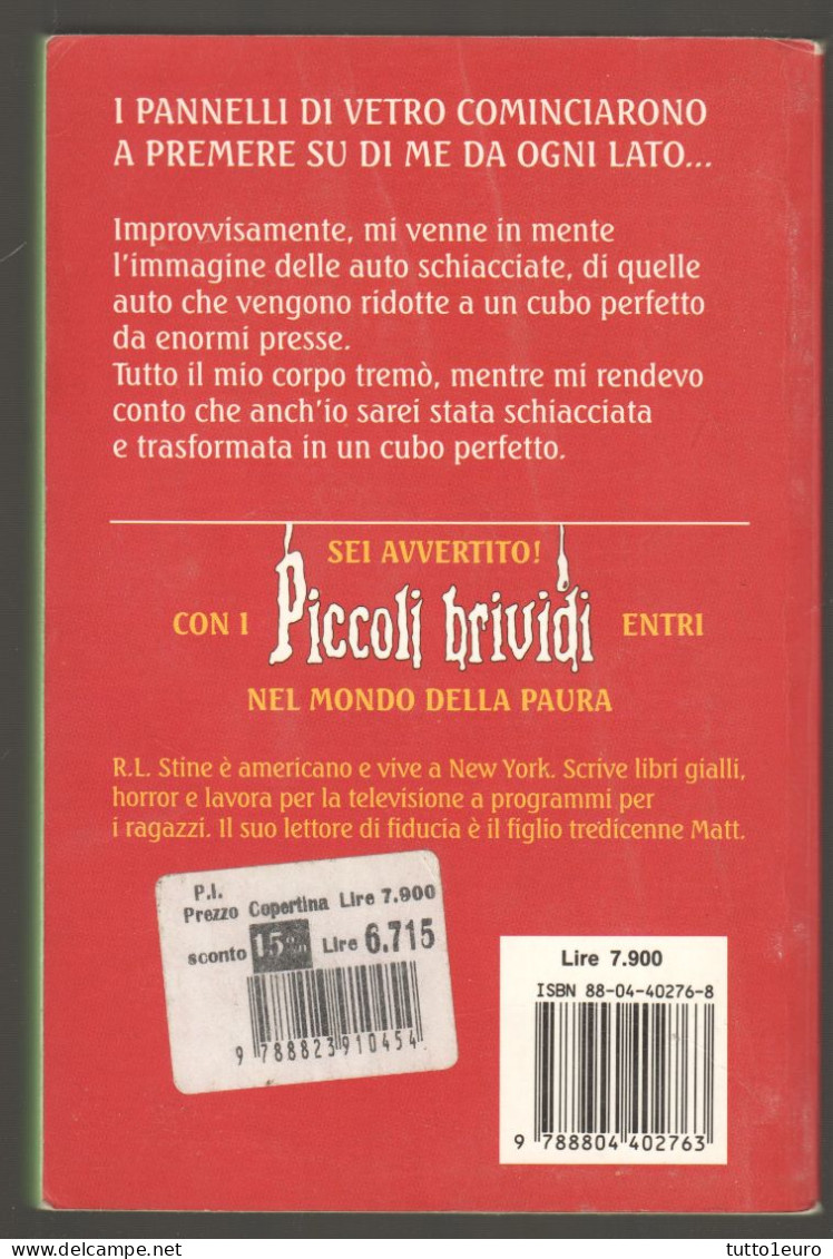 PICCOLI BRIVIDI - R. L. STINE - N° 16 - UNA GIORNATA PARTICOLARE - 1  ADESIVO RIMASTO - Teenagers & Kids