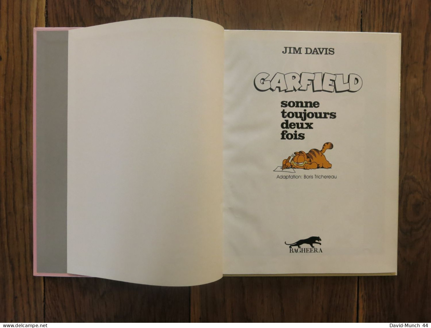 (BD) Garfield Sonne Toujours Deux Fois De Jim Davis. Bagheera. 1991 - Garfield