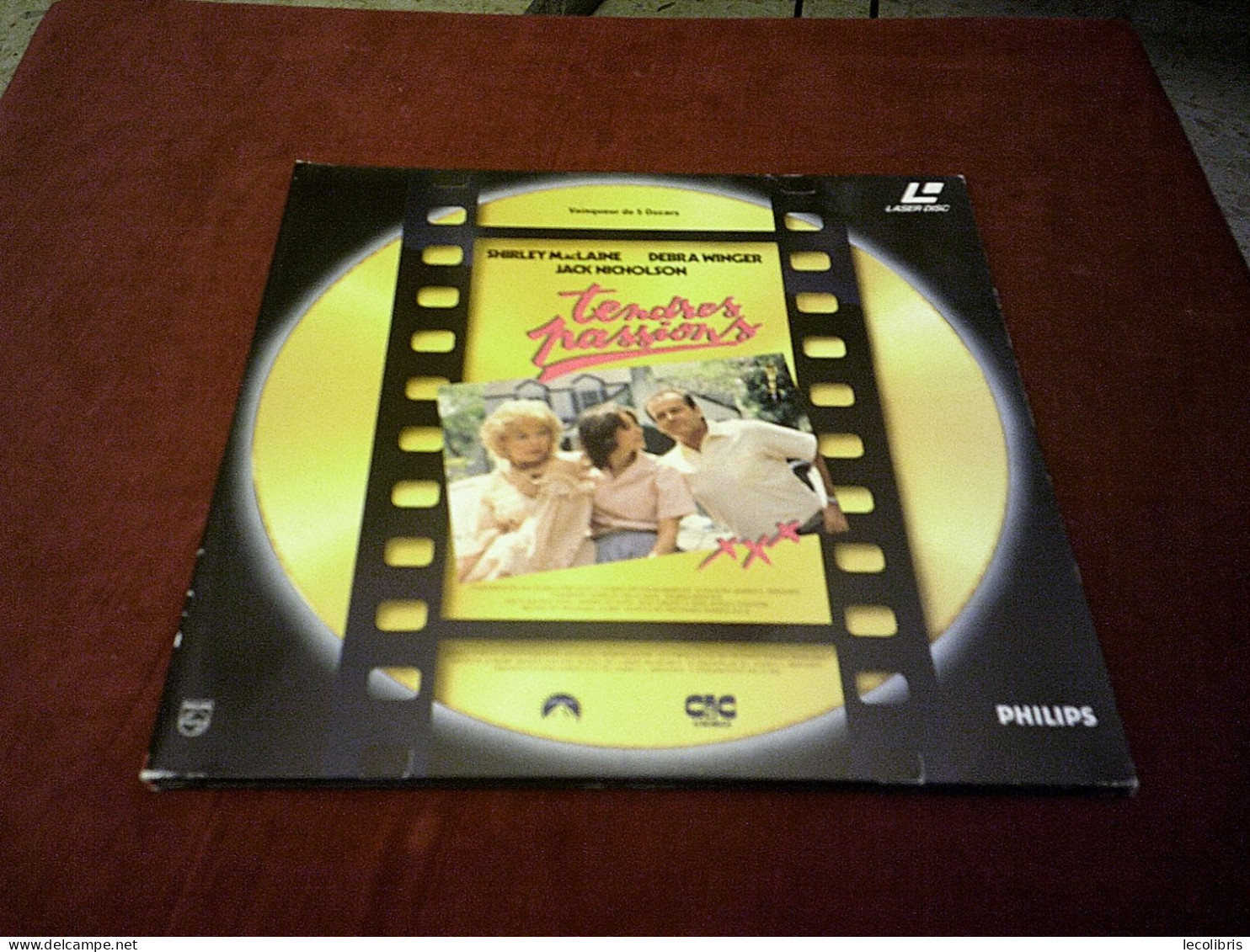 TENDRES PASSIONS AVEC SHIRLEY MacLAINE    Debra Winger  Et Jack Nicholson  °°  LASERDISC    ° - Autres Formats