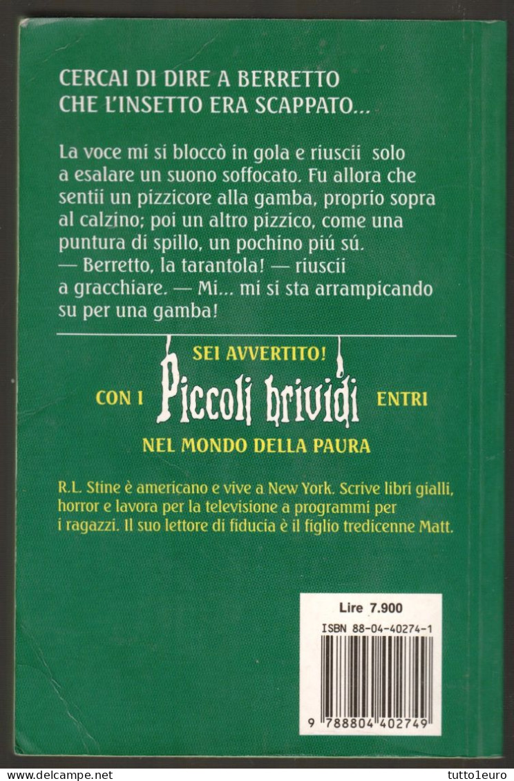 PICCOLI BRIVIDI - R. L. STINE - N° 15 - LA NOTTE DEI MOSTRI DI FANGO - 2  ADESIVI RIMASTI - Enfants Et Adolescents