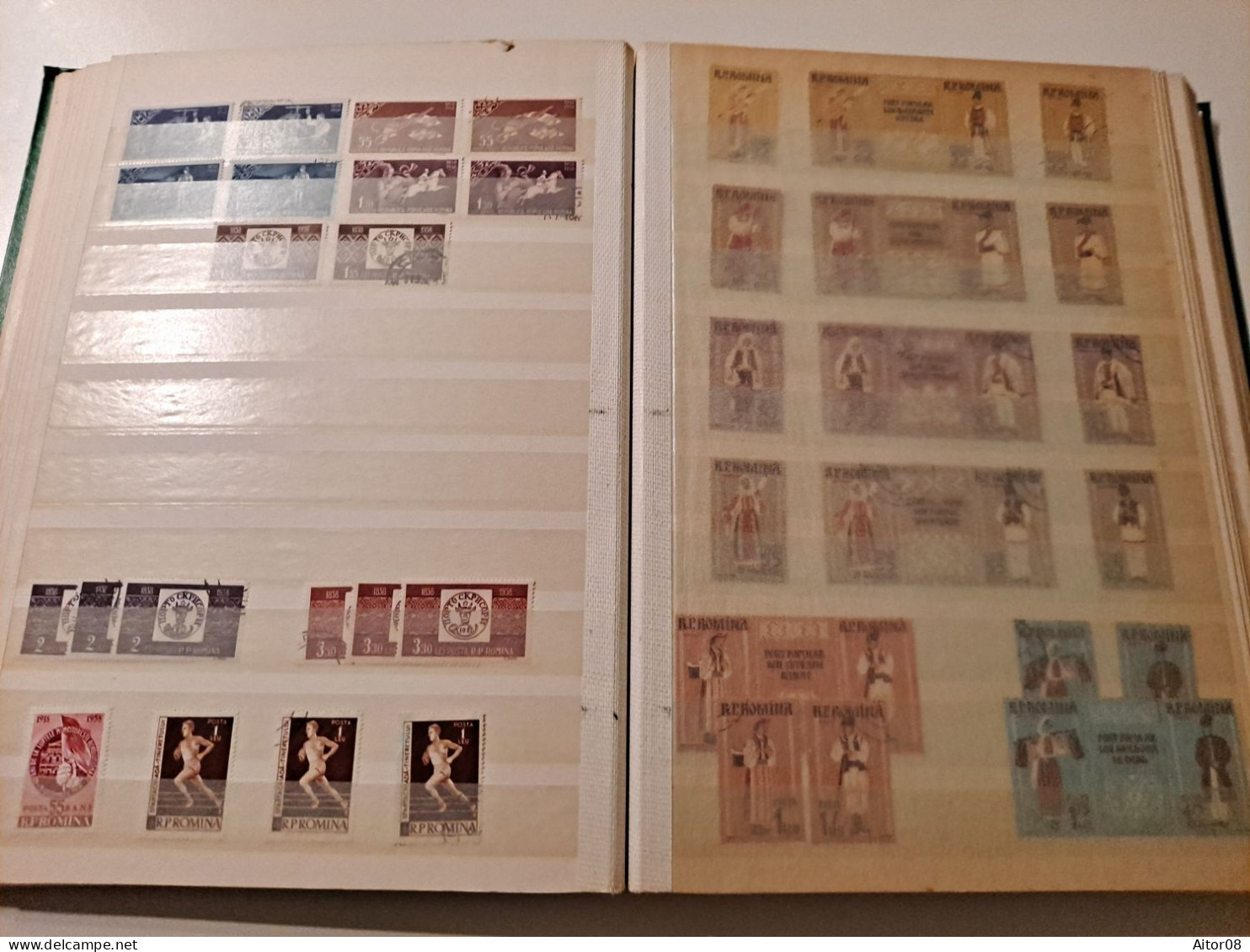 TRES BELLE COLLECTION TIMBRES  ROUMANIE NEUFS ET OBLITERES ANNEES  1930/80..COTE ENORME