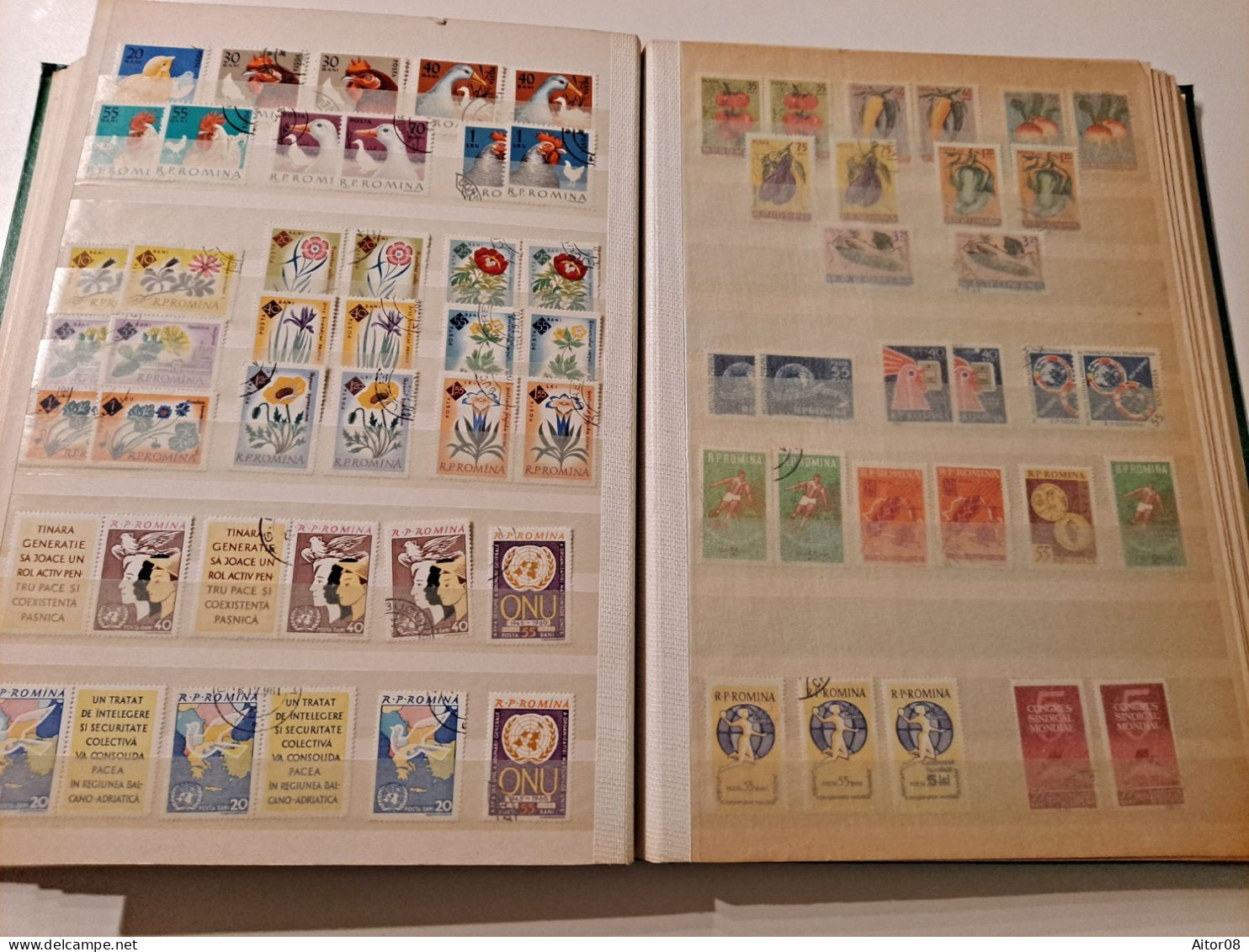 TRES BELLE COLLECTION TIMBRES  ROUMANIE NEUFS ET OBLITERES ANNEES  1930/80..COTE ENORME