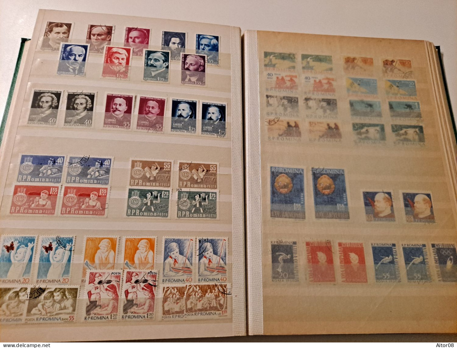 TRES BELLE COLLECTION TIMBRES  ROUMANIE NEUFS ET OBLITERES ANNEES  1930/80..COTE ENORME