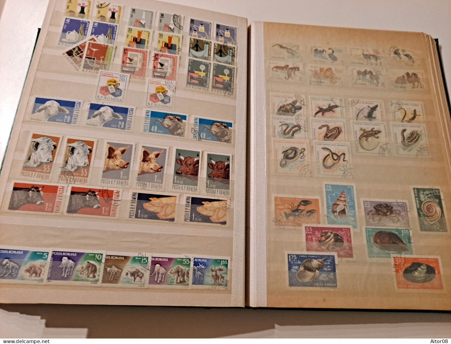 TRES BELLE COLLECTION TIMBRES  ROUMANIE NEUFS ET OBLITERES ANNEES  1930/80..COTE ENORME