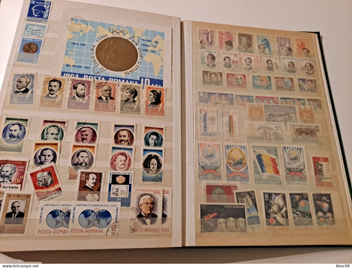 TRES BELLE COLLECTION TIMBRES  ROUMANIE NEUFS ET OBLITERES ANNEES  1930/80..COTE ENORME