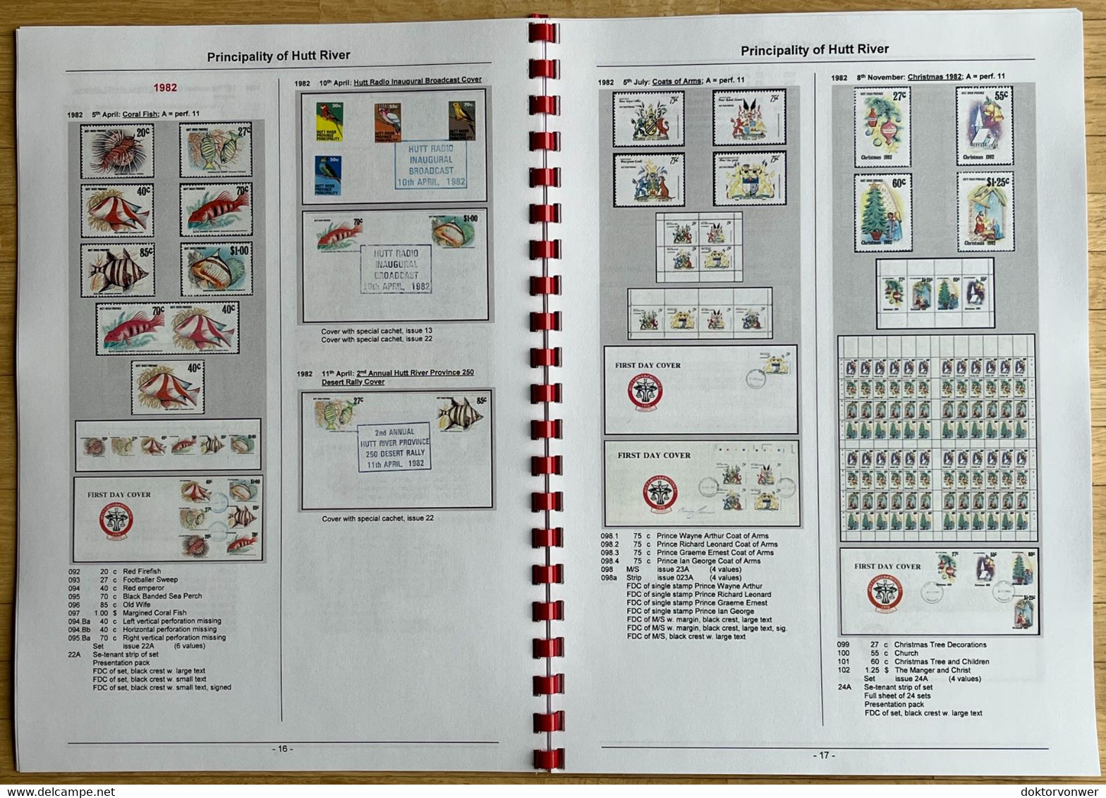 Hutt River Province - Illustrated Collector's Handbook - Cinderella Stamps - Erinnofili