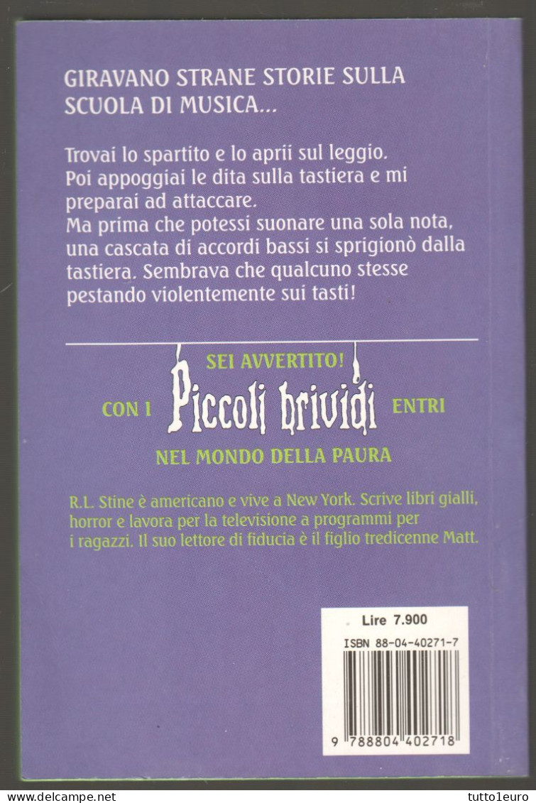 PICCOLI BRIVIDI - R. L. STINE - N° 13 - IL PIANOFORTE IMPAZZITO - NESSUN  ADESIVO RIMASTO - Niños Y Adolescentes