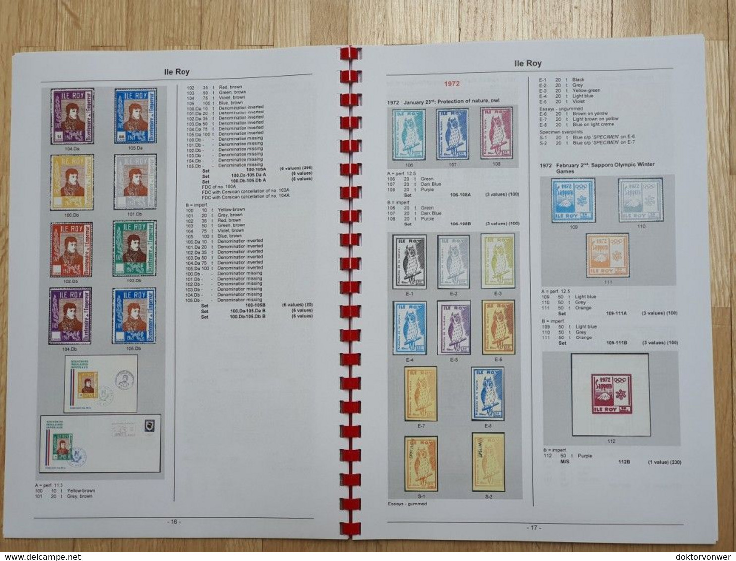 Ile Roy (France) - Illustrated Collector's Handbook - Cinderella Stamps, 89 Pages, English - Cinderellas