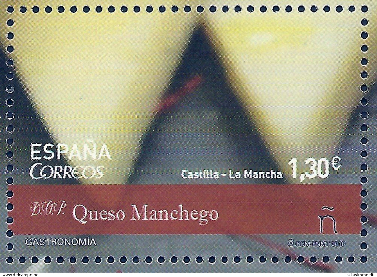 SPANIEN - ESPAÑA - 2016 - GASTROMOMÍA - CASTILLA LA MANCHGA  - NUEVO - Blocs & Feuillets