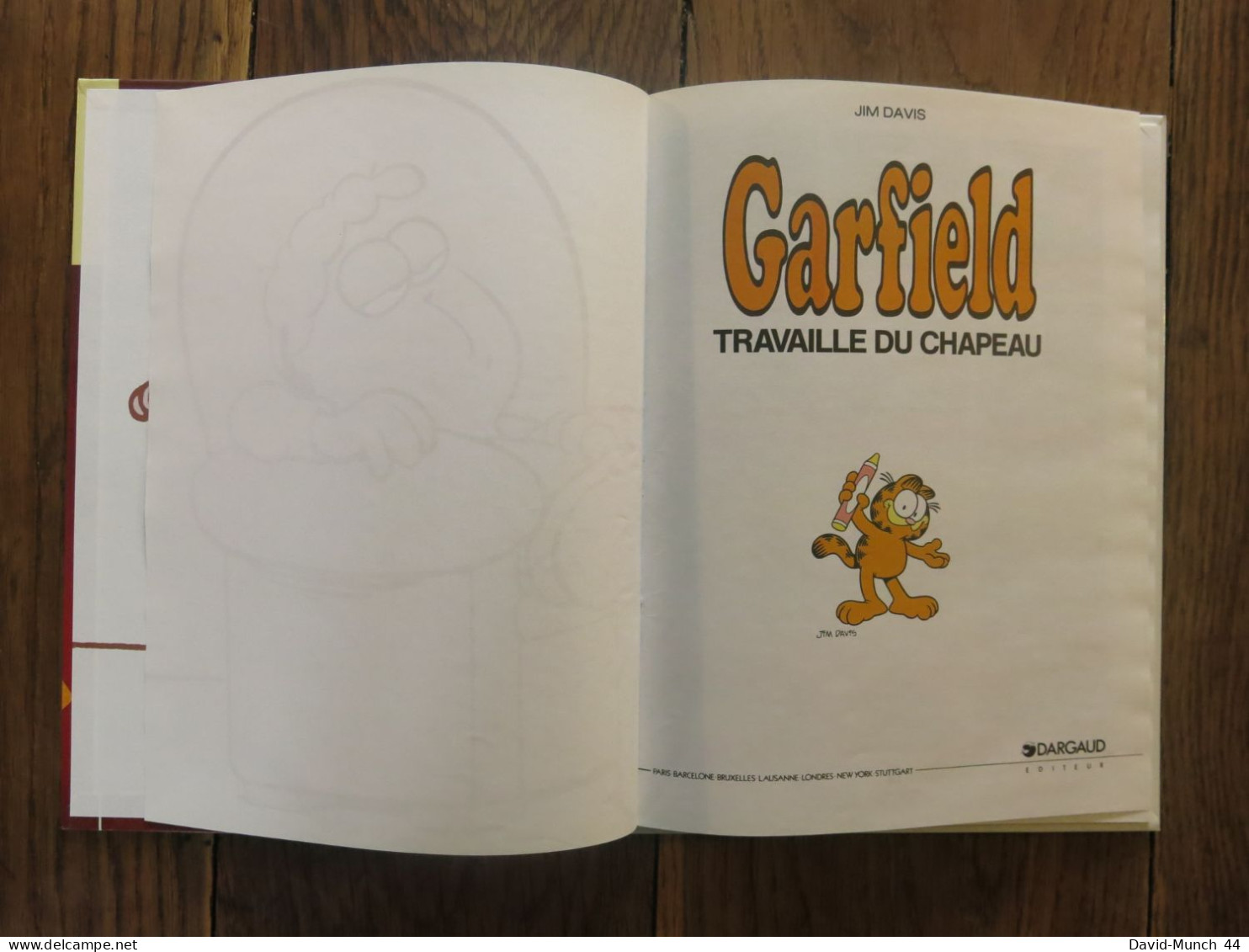 (BD) 2 Albums De Garfiel (numéros 17 Et 19) De Jim Davis. Dargaud éditeur. 1994 - Garfield