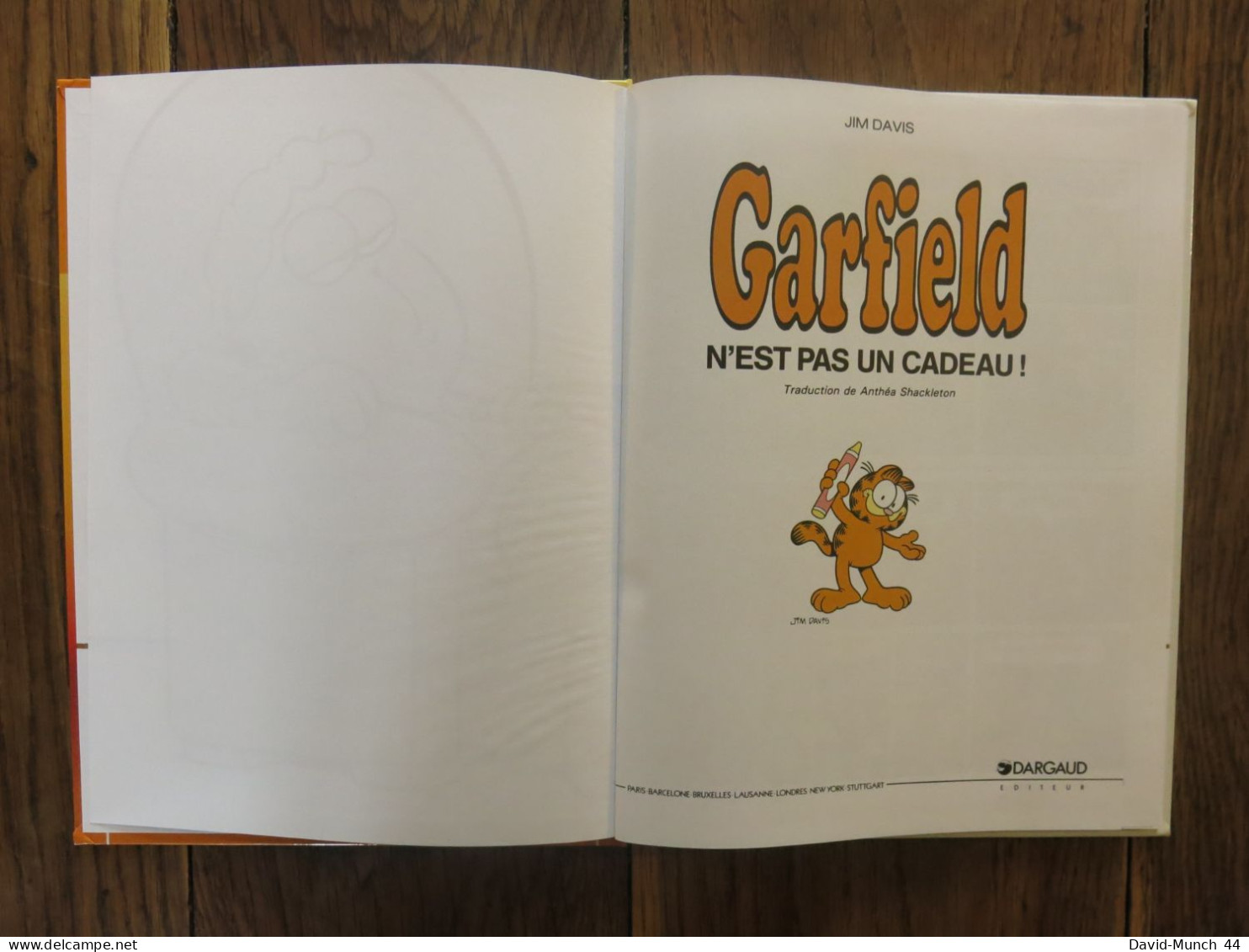 (BD) 2 albums de Garfiel (numéros 17 et 19) de Jim Davis. Dargaud éditeur. 1994