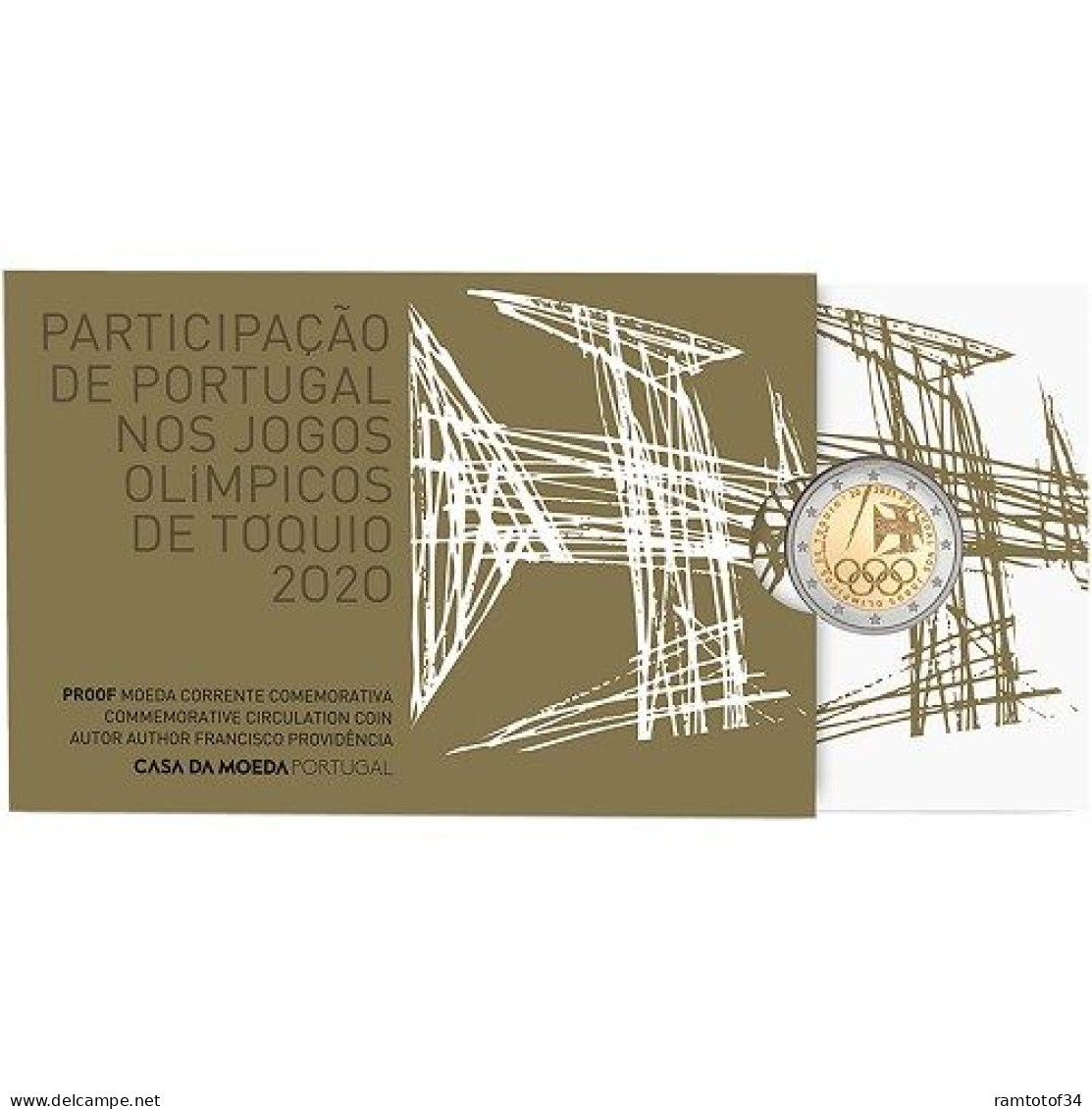 2020 PORTUGAL - 2 Euros Commémorative BE - JO De Tokyo 2020 - Portugal