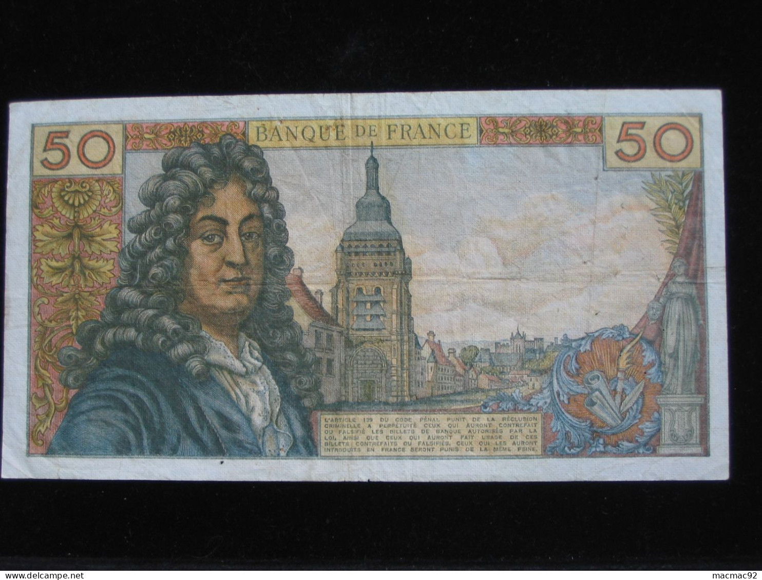 50 Cinquante Francs RACINE  2-4-1970  **** EN ACHAT IMMEDIAT **** - 50 F 1962-1976 ''Racine''