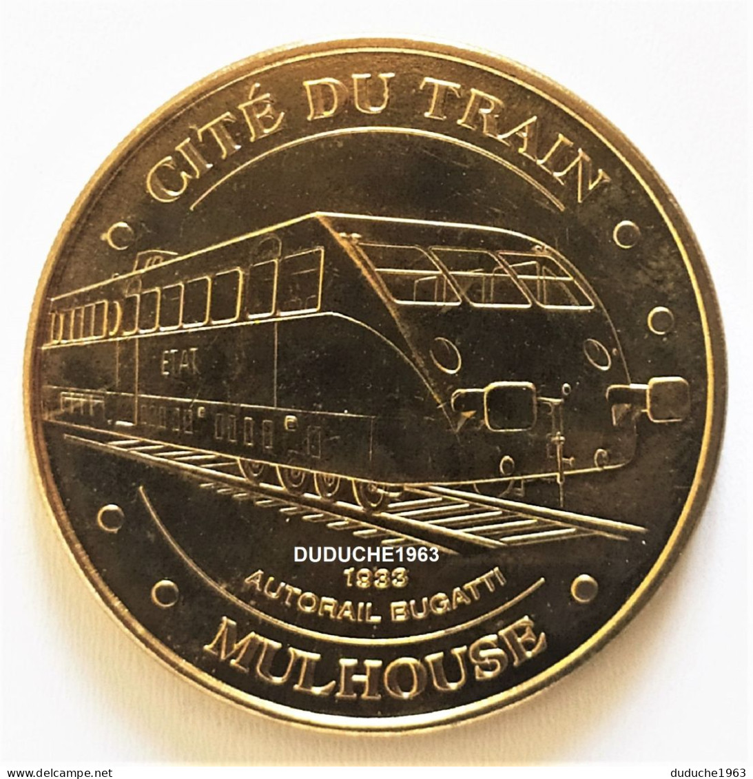 Monnaie De Paris 68. Mulhouse. Cité Du Train - Autorail Bugatti 2013 - 2013