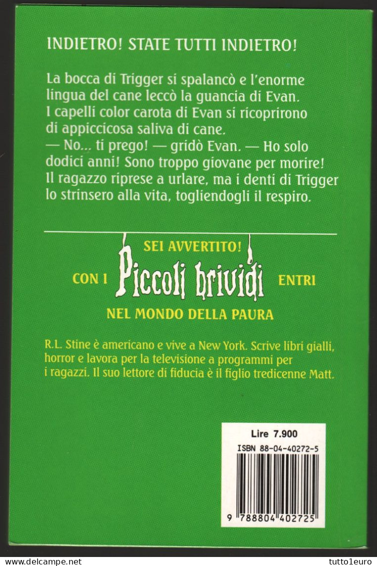 PICCOLI BRIVIDI - R. L. STINE - N°18 - UN BARATTOLO MOSTRUOSO N°2    - 2 ADESIVI RIMASTI - Niños Y Adolescentes